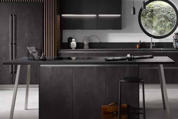 cuisine à l’effet béton