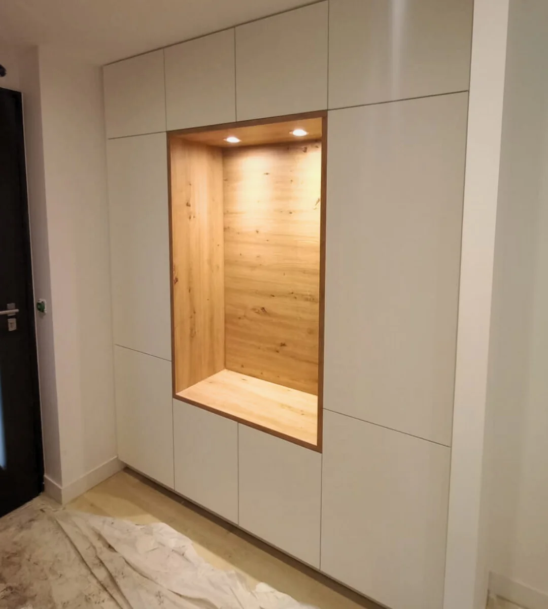 aménagement sur mesure meuble d'entrée