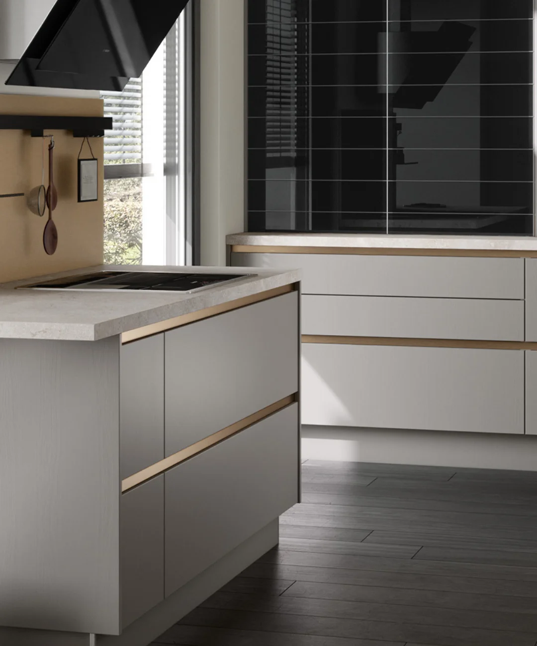 poignée de cuisine gorge