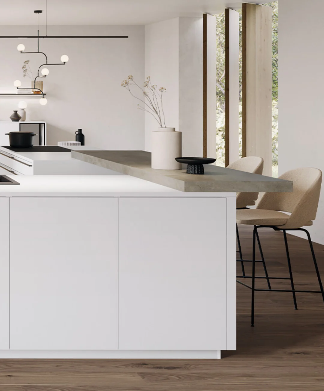 poignée de cuisine push-pull